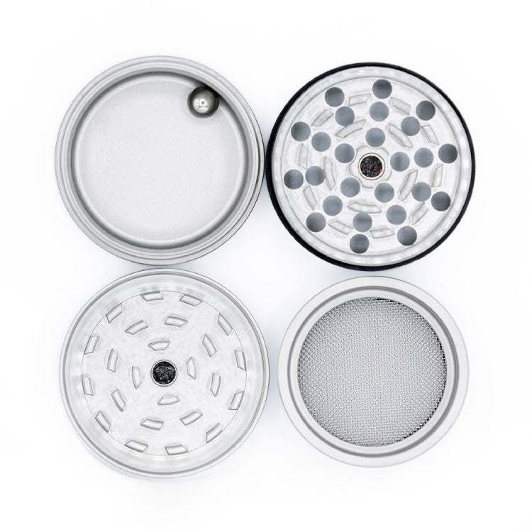 Herb Ripper Standard Stainless Steel Grinder (4-Piece)